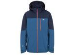 Trespass - Heren Tappin Waterdichte Jas met Capuchon (Blauw)