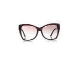 Bruine oversized Carli zonnebril