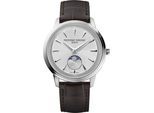 Frédérique Constant Moneta Moonphase Braun Unisex Armbanduhr FC-206S3S6