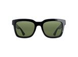 Gucci GG0001SN 002 zwart en groen met rode streep groene zonnebril
