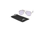Sonnenbrille URBAN CLASSICS "Urban Classics Unisex Sunglasses Texas", Damen, lila (gold, lila), Sonnenbrillen Sonnenbrille