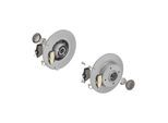 ATE Bremsensatz, Scheibenbremse 142022218 Hinterachse voll 240mm 8mm für RENAULT