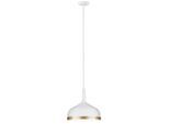 Paulmann , Weiß, Goldfarben , Metall , rund , 110 cm , Grüner Punkt, TÜV-geprüft , Beleuchtung, Innenleuchten, Hängeleuchten, LED-Hängeleuchten