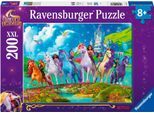 Puzzle RAVENSBURGER "Unicorn Academy, Die Magie der Unicorn Academy", bunt, Puzzles, KinderB:49cm H:36cm, Pappe, 200 XXL Teile; Made in Germany, B:49cm H:36cm