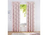 Gardine OTTO HOME "EINHORN" Gr. 3, pink, B:135cm H:225cm, Baumwolle, Polyester, Gardinen, Gardine, Kindergardine, bedruckt, halbtransparent, Einhörner, Regenbogen