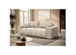 Mid.you , Beige , Textil , Füllung: Schaumstoff,Schaumstoff , 255x90x97 cm , Liegefunktion ,