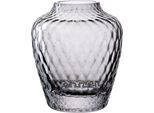Dekovase LEONARDO "GK/Vase GIULIA", grau, B:10cm H:11cm T:10cm, Glas, Vasen
