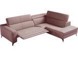 Ecksofa EGOITALIANO "Edith, Designsofa mit hohem Sitzkomfort, Breite 269cm, L-Form", beige (safari), B:269cm H:96cm T:203cm, Leder »BULL« (echtes Rindsleder). Geschliffenes, pigmentiertes und behandeltes Rindsleder mit einer Dicke von 1, 3-1, 5 mm. Dieses Leder zeigt eine ziemlich weiche Hand mit einem halb undurchsichtigen Aussehen. Es handelt sich um ein geschütztes Leder. Eine leichte Deckschic