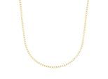 Collierkettchen AMOR, gold (gelbgoldfarben), Halsketten, Herren, Gelbgold 375, L: 50 B: 2,2mm, B:2,2mm