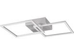 OTTO HOME LED Deckenleuchte "Annelia, Deckenlampe, schwenkbare LED-Rechtecke", grau (dunkeltitanfarben), 2, H: 7cm, 1 Stk., Leuchten, Wand- und Deckenmontage möglich, LED Deckenleuchte