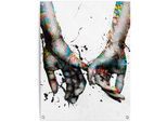 Poster REINDERS "Liebe", bunt (farbe bild(er): bunt), B:60cm H:80cm T:0,1cm, Leinwand, Bilder, Poster