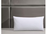 Federkopfkissen RIBECO "Ella", weiß, B:40cm L:80cm, Bezug: 100% Baumwolle. Füllung: 90% Entenfeder, 10% Entendaune, Kopfkissen, Feder & Daunenkissen zum Top-Preis