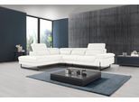 Ecksofa EGOITALIANO "Queenie, extravagantes Sofa mit erstklassigem Sitzkomfort, L-Form", weiß, B:284cm H:95cm T:108cm, Luxus-Microfaser (100% Polyester) Leder »BULL« (echtes Rindsleder). Geschliffenes, pigmentiertes und behandeltes Rindsleder mit einer Dicke von 1, 3-1, 5 mm. Dieses Leder zeigt eine ziemlich weiche Hand mit einem halb undurchsichtigen Aussehen. Es handelt sich um ein geschütztes L