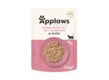 Applaws Nassfutter Katze Adult Thunfischfilet und Pazifik Garnele 24x70 g