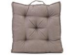 Sitzauflage GÖZZE "Darco" Gr. 1, grau (taupe), B:40cm H:7cm, Polyester, Polsterauflagen, Sitzauflage