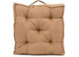 Sitzauflage GÖZZE "Darco" Gr. 1, braun (caramel), B:40cm H:7cm, Polyester, Polsterauflagen, Sitzauflage
