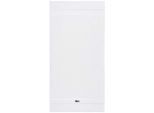 Duschtuch LACOSTE "LCASUAL", blanc, B:70cm L:140cm, Frottier, Obermaterial: 100% Baumwolle, Handtücher, Duschtuch, mit Label-Applikationen und Bordüre