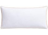 Federkissen RIBECO "Kopfkissen Richard, Kissen mit Daunenanteil, in 40x80 oder 80x80 cm", weiß, B:40cm L:80cm, Bezug: 100% Baumwolle. Füllung: 90% Entenfeder, 10% Entendaune, Kopfkissen, Federkissen, Seit 105 Jahren überzeugt RIBECO durch Qualität