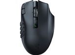 RAZER Gaming-Maus "Naga V2 HyperSpeed", schwarz, B:7,5cm H:4,35cm T:11,95cm, Computer-Mäuse, Gaming-Maus