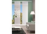 Schiebegardine VISION S "PULSA" Gr. 1, beige (natur), B:60cm H:260cm, Polyester, Gardinen, Schiebegardine, HxB: 260x60, BAMBUS OPTIK