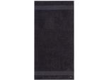 Duschtuch LACOSTE "LLECROCO", bitume, B:70cm L:140cm, Frottier, Obermaterial: 100% Baumwolle, Handtücher, Duschtuch, mit Label-Applikationen