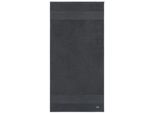 Handtuch LACOSTE "LLECROCO", bitume, B:50cm L:100cm, Frottier, Obermaterial: 100% Baumwolle, Handtücher, Handtuch, mit Label-Applikationen