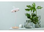 OTTO HOME LED Tischleuchte "Ellvra mit Holzfuß, abnehmbares Kopfteil als Hängeleuchte verwendbar", weiß, 1, Ø 12,5cm H: 35cm, 1 Stk., Leuchten, aufladbar, inkl Akku + USB Kabel, Kopfteil magnetisch, abnehmbar, Holz, LED Tischleuchte