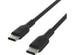 BELKIN Smartphone-Kabel "USB-C/USB-C Kabel PVC, 1m", schwarz, 100cmcm, Kabel, Smartphone-Kabel