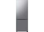 SAMSUNG Kühl-/Gefrierkombination, Energieeffizienz: A, silber (edelstahl), Rechtsanschlag, Kühlschränke, extra weit 75cm, NoFrost, Kühl-/Gefrierkombination