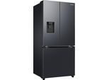 SAMSUNG French Door, Energieeffizienz: E, silber (schwarz), B:81,7cm H:177,6cm T:71,5cm, Kühlschränke, Wasserspender mit Wassertank, Auto Ice Maker per Festwasseranschluss, French Door