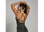 MP Damen Tempo Nahtlos Strappy Top - Nachtgrau - XXL