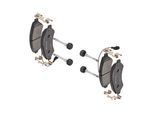 BREMBO Bremsbelagsatz, Scheibenbremse p23136 für Peugeot Fiat Citroën Opel