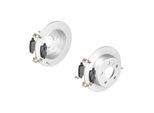 ATE Bremsensatz, Scheibenbremse Bremsensatz-Hinterachse ijf141evt3 Hinterachse voll 258mm 8mm für Mercedes