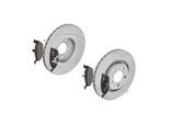 ATE Bremsensatz, Scheibenbremse Bremsensatz-Vorderachse PowerDisc / Standard ijzjsggq03 Vorderachse belüftet 280mm 22mm für Skoda VAG SEAT