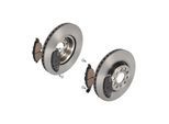 BREMBO Bremsensatz, Scheibenbremse Bremsensatz-Vorderachse COATED DISC LINE / STANDARD ijdtidc845 Vorderachse innenbelüftet 312mm 25mm für VW Audi SKO