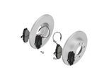 F.BECKER Bremsensatz, Scheibenbremse 13810305 Vorderachse voll 238mm 12mm für RENAULT DACIA