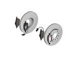 ATE Bremsensatz, Scheibenbremse Bremsensatz-Vorderachse PowerDisc / Standard ijzjsghwl6 Vorderachse belüftet 288mm 25mm für SEAT Skoda VAG