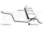 ERNST Endschalldämpfer 374156 für Mercedes