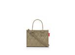 Reisenthel Einkaufstasche Daily shopper XS rhombus olive, Olivgrün, Textil, 27x21x14 cm, Freizeit, Koffer & Taschen, Einkaufstaschen