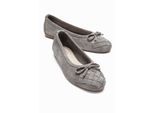 Nopos Leder Cap-Toe Ballerina
