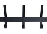Garderobenhalter SPINDER DESIGN "Dexter", schwarz, B:40cm H:21cm T:8,2cm, Metall, Garderobenhalter, Garderobenhalter, Metall, Breite 40 cm