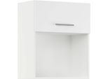 Klapphängeschrank IMPULS KÜCHEN "Valencia", in vier Breiten, Höhe: 72,3 cm", weiß, B:60cm H:72,3cm T:34,2cm, Dekorfolie, Holzwerkstoff, Schränke, Klapphängeschrank, vormontiert, mit Klapptür und offener Nische