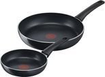 Pfannen-Set TEFAL "Generous Cook", schwarz, Ø:28cm, Pfannen, Pfannen-Set, Antihaftversiegelung, Thermo-Signal, tief, alle Herdarten, Induktion