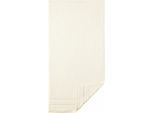 Badetuch EGERIA "Prestige", beige (creme), B:75cm L:160cm, Walkfrottee, Obermaterial: 100% Baumwolle, Handtücher, Badetuch, Uni Programm mit Streifenbordüre, SUPIMA Baumwolle