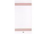 Duschtuch LACOSTE "LCOURTLI", terrebattue, B:70cm L:140cm, Frottier, Obermaterial: 97% Baumwolle, 3% Polyester, Handtücher, Duschtuch, mit Label-Applikationen