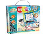 Kreativset BLOPENS "Sprühstifteset Koffer", bunt, Kreativsets, Kinder, Kunststoff, Pappe, Kreativset
