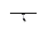 PAULMANN Schienensystem-Leuchten "URail Schienenspot Pure II Einzelspot GU10 max. 10W 230V", schwarz, 1, H: 15,1cm, 1 Stk., Leuchten, dimmbar 230V, Schienensystem-Leuchten