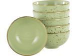 Dipschale CREATABLE "NATURE COLLECTION", grün, Ø:11,5cm, Steinzeug, Schüsseln, Dipschale, Snackschale, Ø 11,5 cm