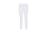 7/8-Hose GOLDNER "Kurzgröße Elastische Hose mit extra Nähten", Damen, Gr. 25, K-Gr, weiß, Obermaterial: 67% Baumwolle CO. 28% Polyamid PA. 5% Elasthan EL., normal, Hosen 7/8-Hose, Ohne