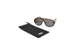 Sonnenbrille URBAN CLASSICS "Urban Classics Unisex 101 Sunglasses UC", Damen, braun leo, schwarz, Sonnenbrillen Sonnenbrille